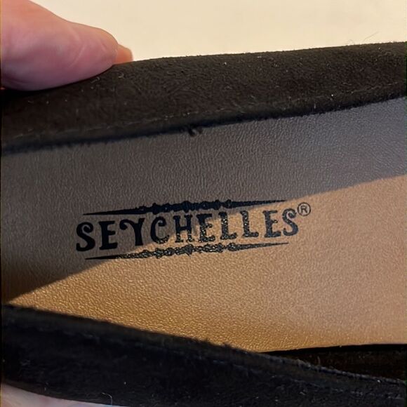 Seychelles Black Square Toe Flats Size 6.5 - Picture 11 of 13